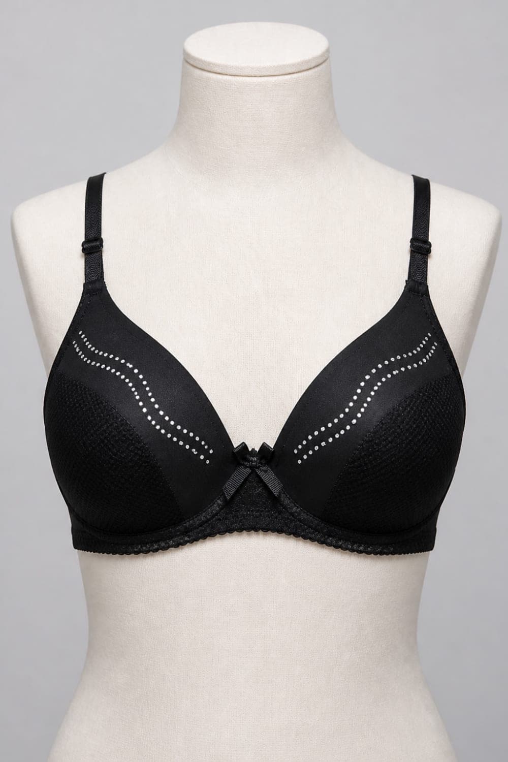 Mesh Crystal Foam Bra