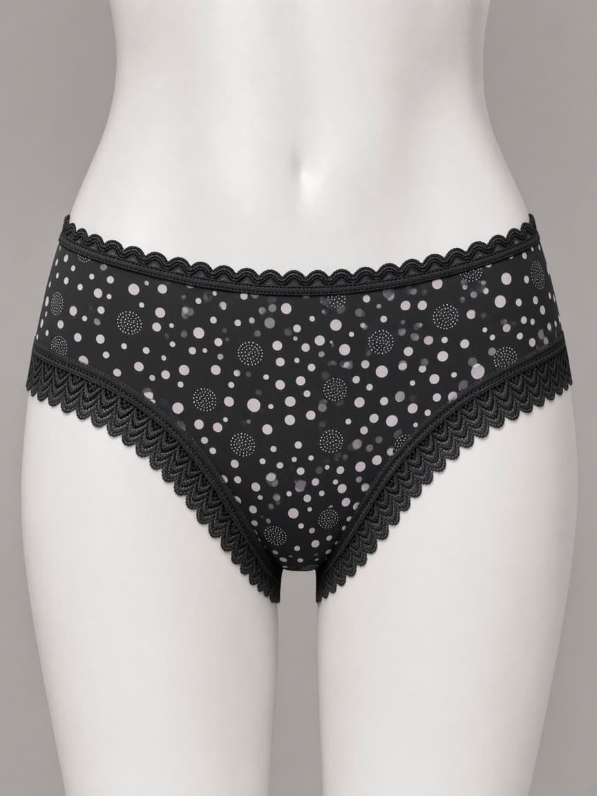 Polka Dot Lace Stretch Bikini